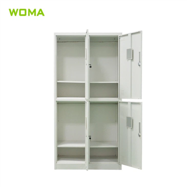 4 door iron locker cabinet